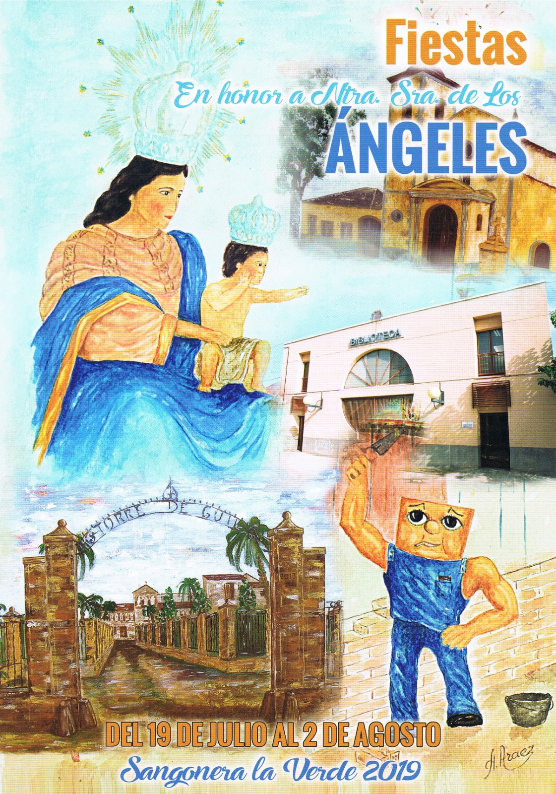 Fiestas patronales en honor a Nuestra Señora de los Ángeles 2019 Sangonera la Verde